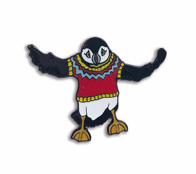 Emma Ball Accessories Emma Ball - Enamel Pin - Flying Woolly Puffin