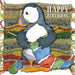 Emma Ball Accessories Emma Ball Knitting Woolly Puffin Greetings Card