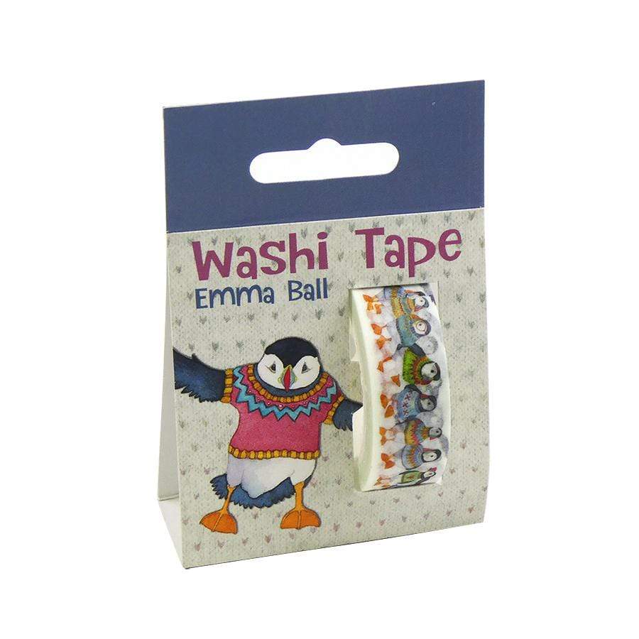 Emma Ball Accessories Emma Ball Woolly Puffins Washi Tape (15mm)