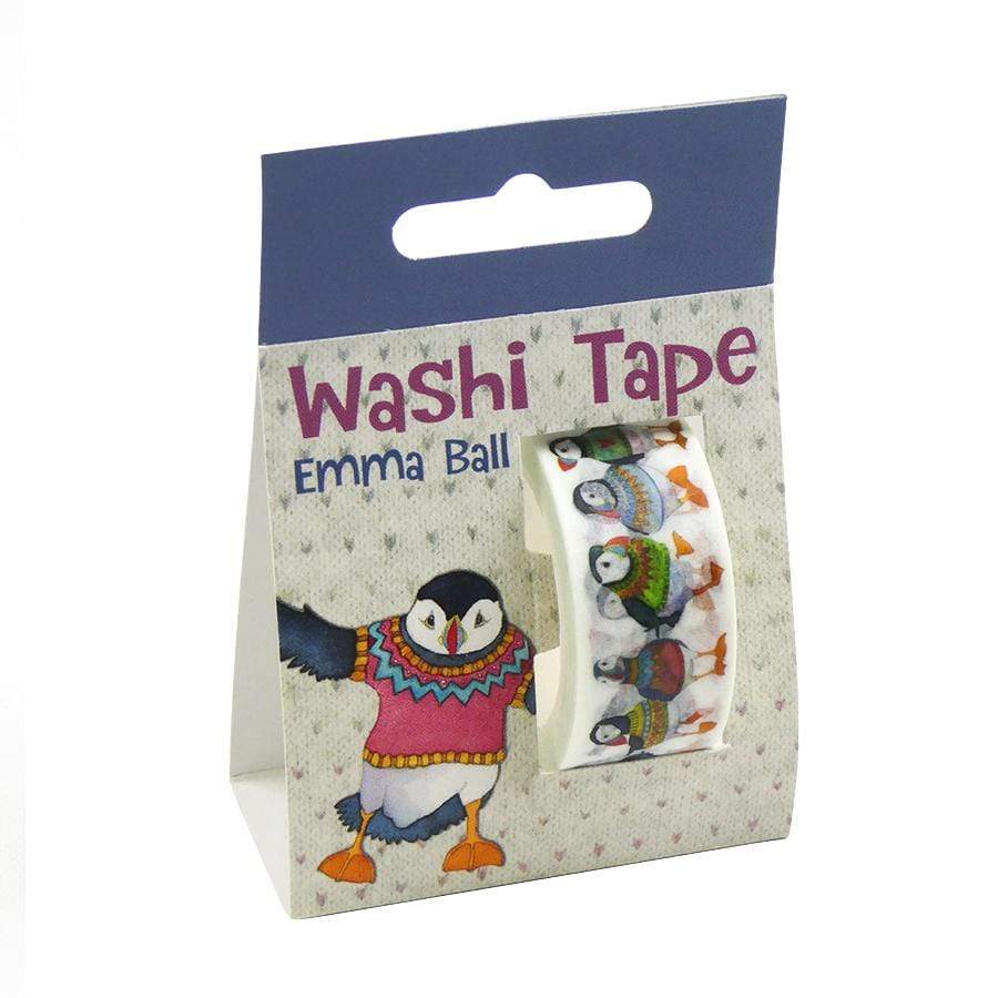 Emma Ball Accessories Emma Ball Woolly Puffins Washi Tape (20mm)