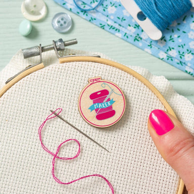 Hawthorn Handmade Accessories Hawthorn Handmade Needle Minder - 'Maker' Bobbin