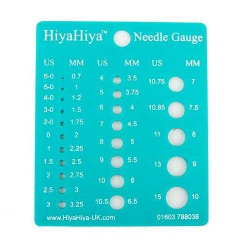 HiyaHiya Accessories Turquoise HiyaHiya Needle Gauge