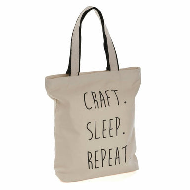 Hobby Gift Accessories Hobby Gift Tote Bag - Craft. Sleep. Repeat. 5029784884359