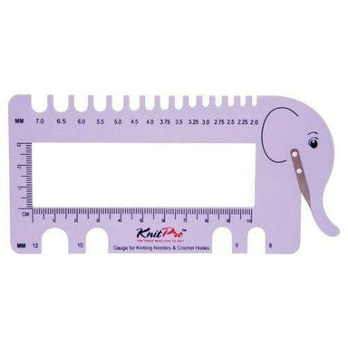 KnitPro Accessories KnitPro Elephant Gauge, Yarn Cutter & View Sizer