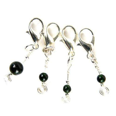 Kuszty Accessories Crochet Kuszty Stitch Marker - Green Sandstone