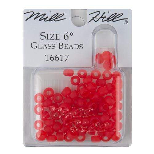 Mill Hill Accessories Frosted Red (16617) Mill Hill Glass Beads (Size 6-0) 98063466178