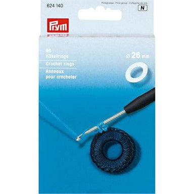 Prym Accessories 26mm Prym Plastic Flat Crochet Rings 4002276241404