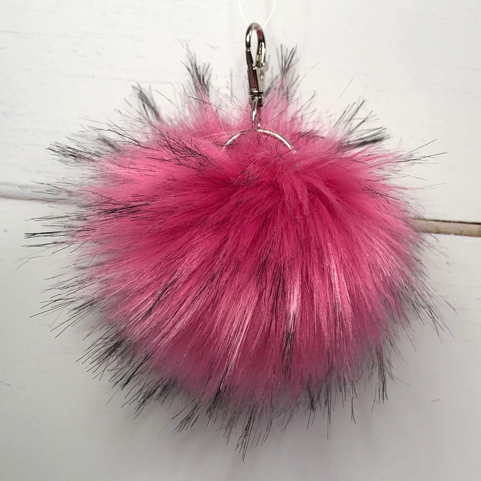 The Crafty Bird Accessories The Crafty Bird Faux Fur Pom Pom Keyring and Bag Accessory