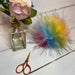 The Crafty Bird Accessories Candy Rainbow The Crafty Bird Faux Fur XL Pom Pom TCB3CR