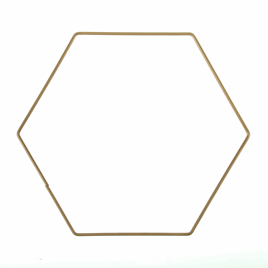 Trimits Accessories Trimits Metal Craft Hoops - Gold Hexagon 5022306796383