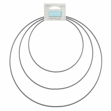 Trimits Accessories Trimits Metal Craft Hoops - Silver (Set of 3) 5022306794273