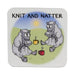 Vanessa Bee Designs Accessories Knit And Natter (5215) Vanessa Bee Designs Coaster