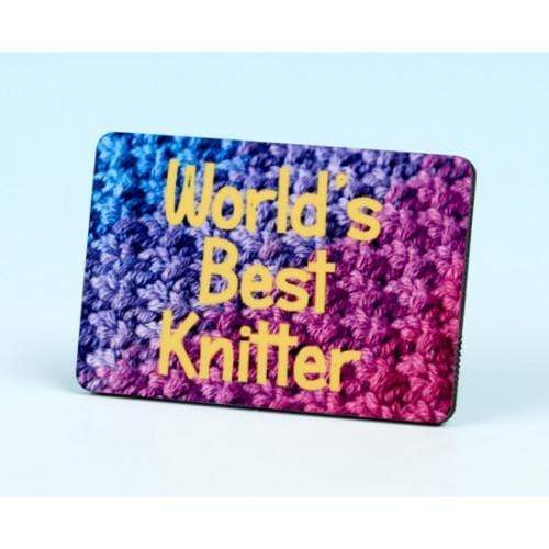 Vanessa Bee Designs Accessories World's Best Knitter (6138) Vanessa Bee Designs Fridge Magnet 5060014035257