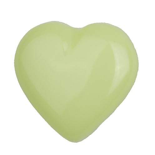Bonfanti Buttons Pale Green (4) Bonfanti Heart Button (Small) - 11mm 44397128