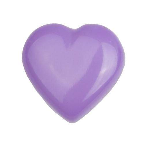 Bonfanti Buttons Purple (184) Bonfanti Heart Button (Small) - 11mm 44429896