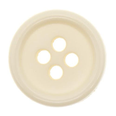 Italian Buttons Buttons Cream Italian Buttons Edge 4-hole Classic Button (15mm) 41827746