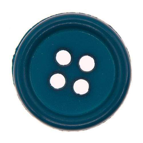 Italian Buttons Buttons Teal Italian Buttons Edge 4-hole Classic Button (15mm) 42646946