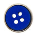 Italian Buttons Buttons Royal Blue Italian Buttons Metal Edge 4-hole Round Button - 15mm 79927970