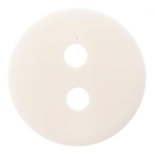 Italian Buttons Buttons White Italian Buttons Round 2-hole Matte Button (12mm) 86133922