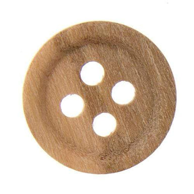 Italian Buttons Buttons 11mm Italian Buttons Small Olive Wood 4-hole Button (Natural) 64171426