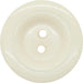 Jomil Buttons Cream Two Hole, High Shine Round Button (11mm) 27358114