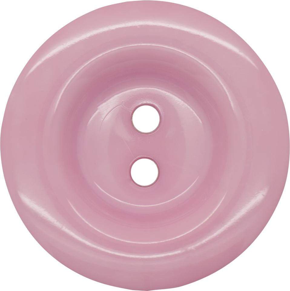 Jomil Buttons Pink Two Hole, High Shine Round Button (11mm) 27456418