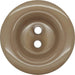Jomil Buttons Coffee Two Hole, High Shine Round Button (15mm) 46625698