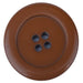 Sconch Buttons Rust Chunky Button - 46mm