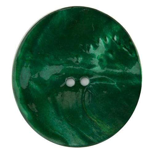 Sconch Buttons Green Shell Button - 50mm