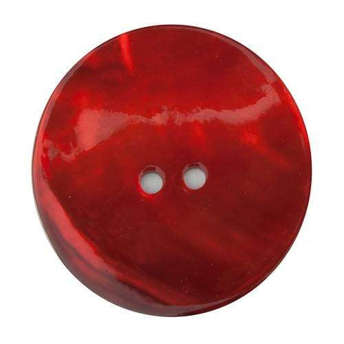 Sconch Buttons Red Shell Button - 50mm