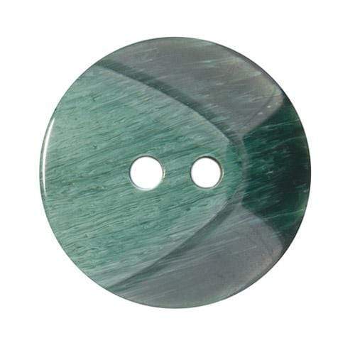 Sconch Buttons Green Two Tone Button - 20mm