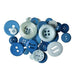 Trimits Buttons Blue (16) Trimits Craft Buttons (50g) 5022306773315
