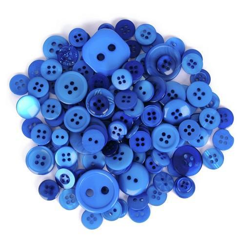 Trimits Buttons Dark Blue (17) Trimits Craft Buttons (50g) 5033415258938