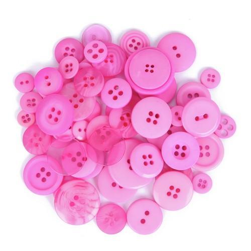 Trimits Buttons Light Pink (6) Trimits Craft Buttons (50g) 5033415258877