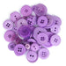 Trimits Buttons Purple (11) Trimits Craft Buttons (50g)