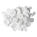 Trimits Buttons White (10) Trimits Craft Buttons (50g) 5022306773292