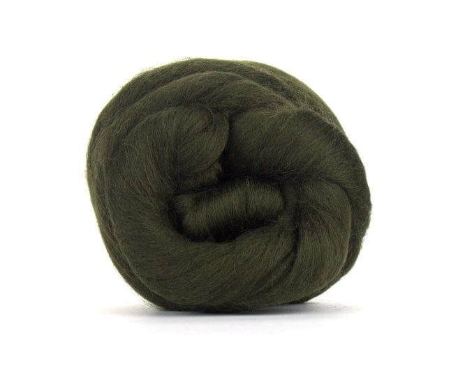 Sconch Felting Moss (25) Merino Wool Tops - Dyed (10g) - Solids SCONCH-MWTS-10G-25