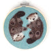 The Crafty Kit Company Felting The Crafty Kit Company Otters in a Hoop Needle Felting Kit 5060347382356