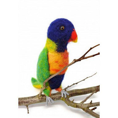 The Crafty Kit Company Felting The Crafty Kit Company Rainbow Lorikeet Needle Felting Kit