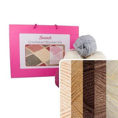 Sconch Kits Sconch Crocheted Blanket Kit (Neutral)