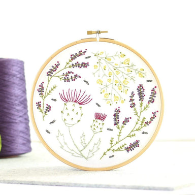 Hawthorn Handmade Needlecraft Hawthorn Handmade Highland Heathers Contemporary Embroidery Kit