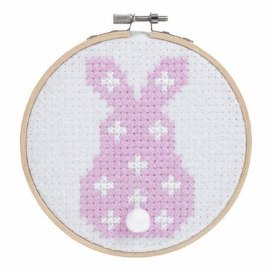 Trimits Needlecraft Trimits Cross Stitch Kit with Hoop - Bunny 5022306781914