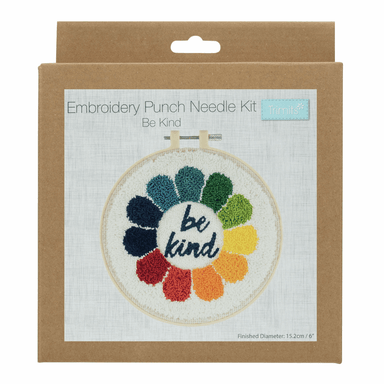 Trimits Needlecraft Trimits Punch Needle Kit - Be Kind 5022306797083