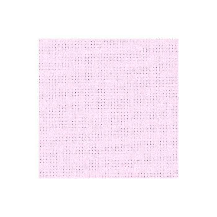 Zweigart Needlecraft Baby Pink (4110) Zweigart Aida (14 Count) Fat Quarter