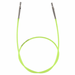KnitPro Needles 60cm - 24 inch (Neon Green) KnitPro Interchangeable Circular Knitting Needle Cables - Colour Coded Plastic 8904086287626
