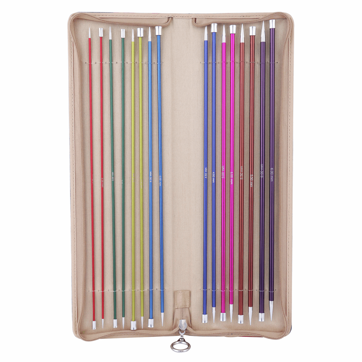 KnitPro Needles KnitPro Zing Single Point Knitting Needle Set - 35cm (Set of 8 Pairs) 8904086281716