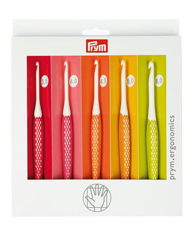 Prym Needles Prym Ergonomics Crochet Hook Set (3.50mm-6.00mm) 4002272184408