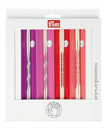 Prym Needles Prym Ergonomics Double Point Needle Set (2.50mm-4.00mm) 4002271940005