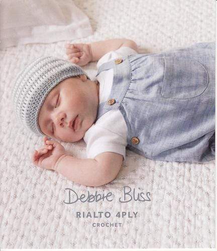 Debbie Bliss Patterns Debbie Bliss Rialto 4 Ply - Striped Crochet Hat and Bootees (DB012)