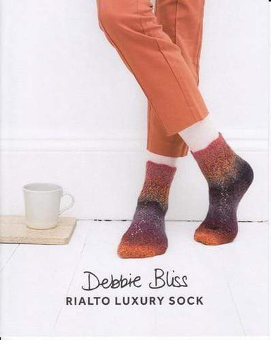 Debbie Bliss Patterns Debbie Bliss Rialto Luxury Sock - Zig Zag Lace Socks (DB082) 5060352734294